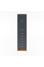 Hyperion Dolap 2 Raflı 7 Çekmeceli 2 Kapaklı 60x44x243 - S65M049V8B