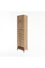 Hyperion Dolap 2 Raflı 7 Çekmeceli 2 Kapaklı 60x44x243 - S65M049V9B