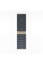 Hyperion Dolap 2 Raflı 7 Çekmeceli 2 Kapaklı 60x44x243 - S65M050V2B