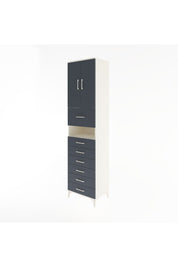 Hyperion Dolap 2 Raflı 7 Çekmeceli 2 Kapaklı 60x44x243 - S65M050V2B