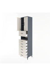 Hyperion Dolap 2 Raflı 7 Çekmeceli 2 Kapaklı 60x44x243 - S65M050V4B