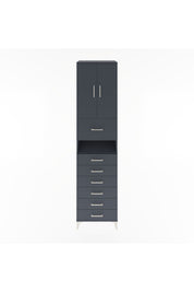 Hyperion Dolap 2 Raflı 7 Çekmeceli 2 Kapaklı 60x44x243 - S65M050V5B