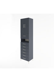 Hyperion Dolap 2 Raflı 7 Çekmeceli 2 Kapaklı 60x44x243 - S65M050V5B