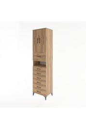 Hyperion Dolap 2 Raflı 7 Çekmeceli 2 Kapaklı 60x44x243 - S65M050V9B