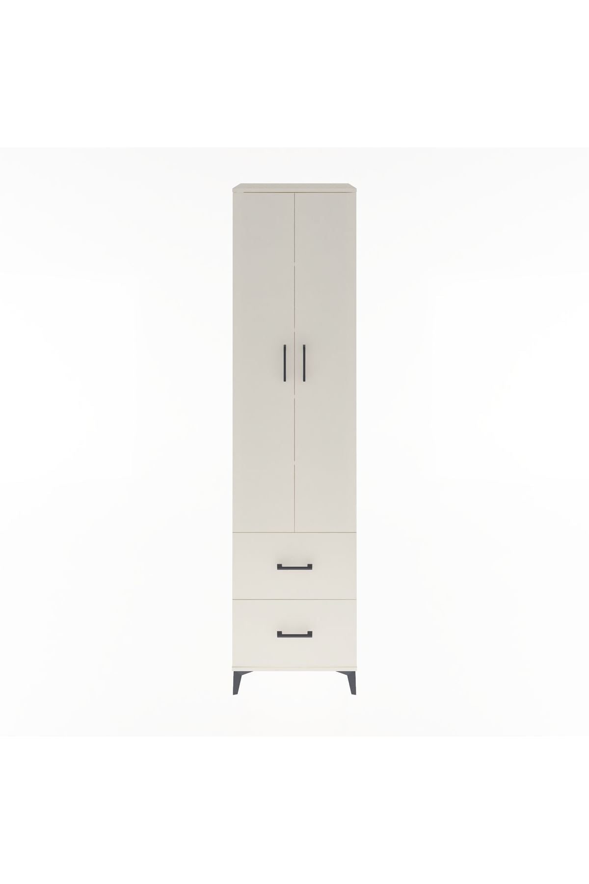 Hyperion Dolap 5 Raflı 2 Çekmeceli 2 Kapaklı 60x44x243 - S65M051V1B
