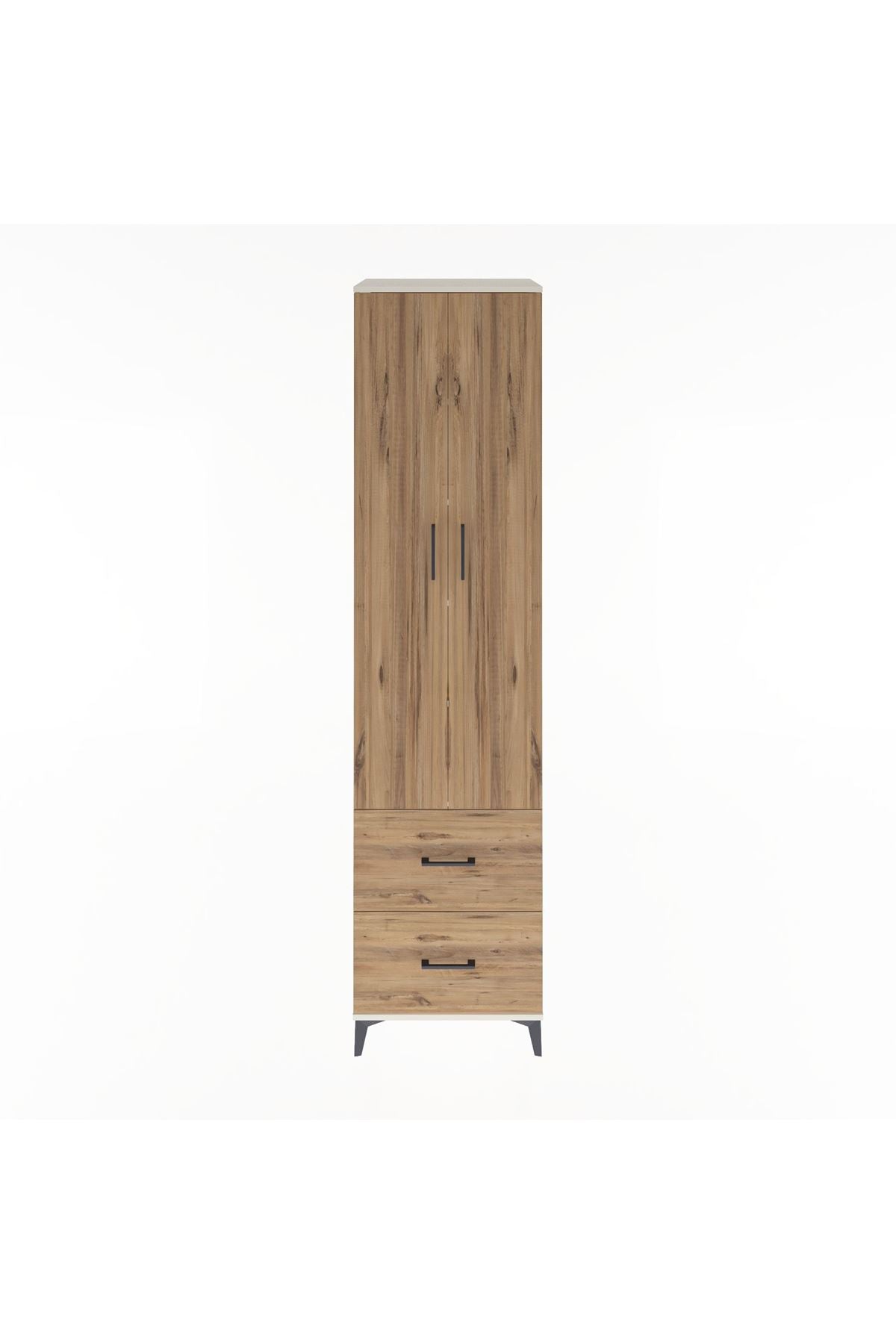 Hyperion Dolap 5 Raflı 2 Çekmeceli 2 Kapaklı 60x44x243 - S65M051V3B