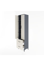 Hyperion Dolap 5 Raflı 2 Çekmeceli 2 Kapaklı 60x44x243 - S65M051V4B