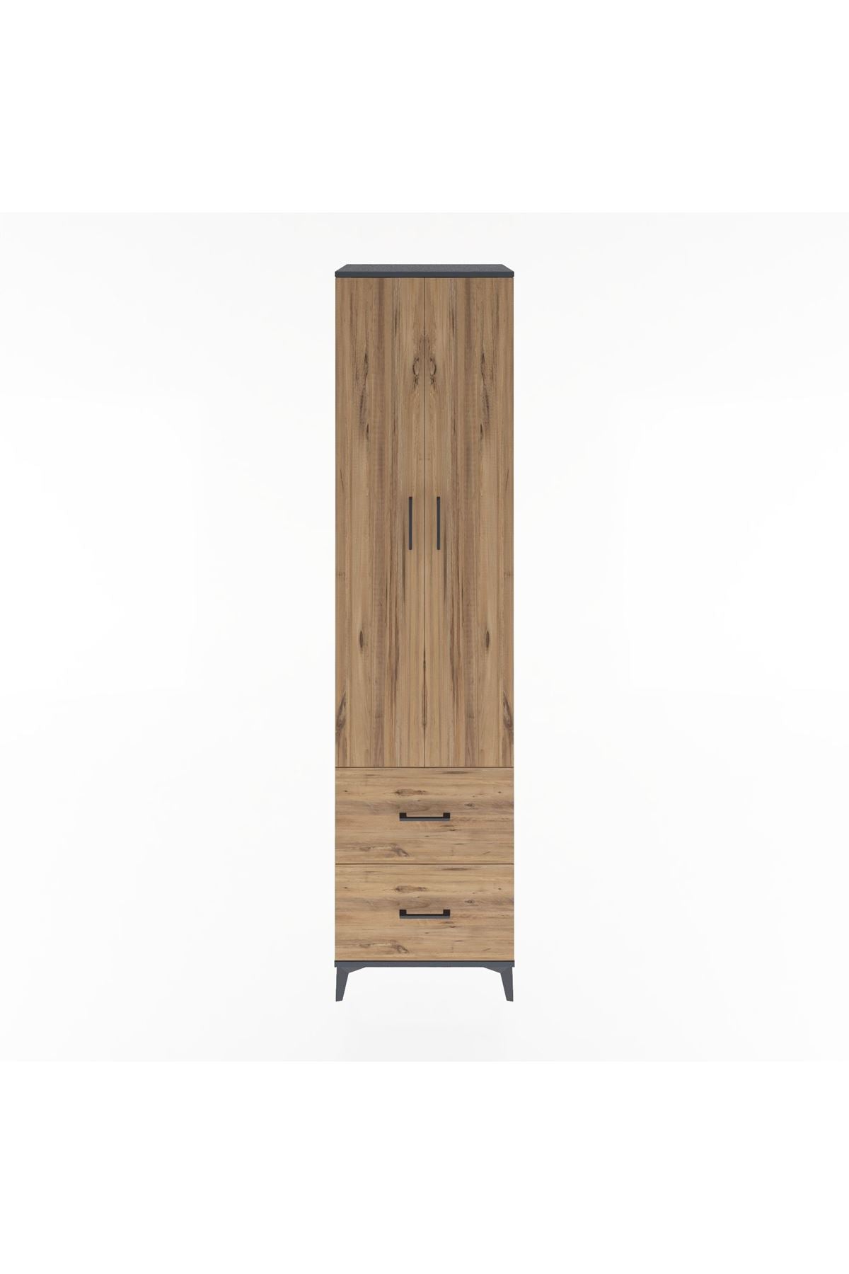 Hyperion Dolap 5 Raflı 2 Çekmeceli 2 Kapaklı 60x44x243 - S65M051V6B