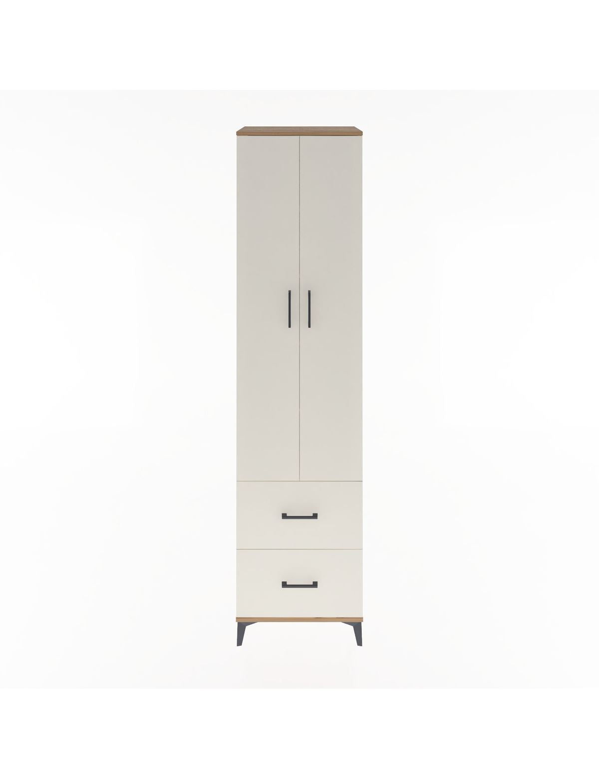 Hyperion Dolap 5 Raflı 2 Çekmeceli 2 Kapaklı 60x44x243 - S65M051V7B