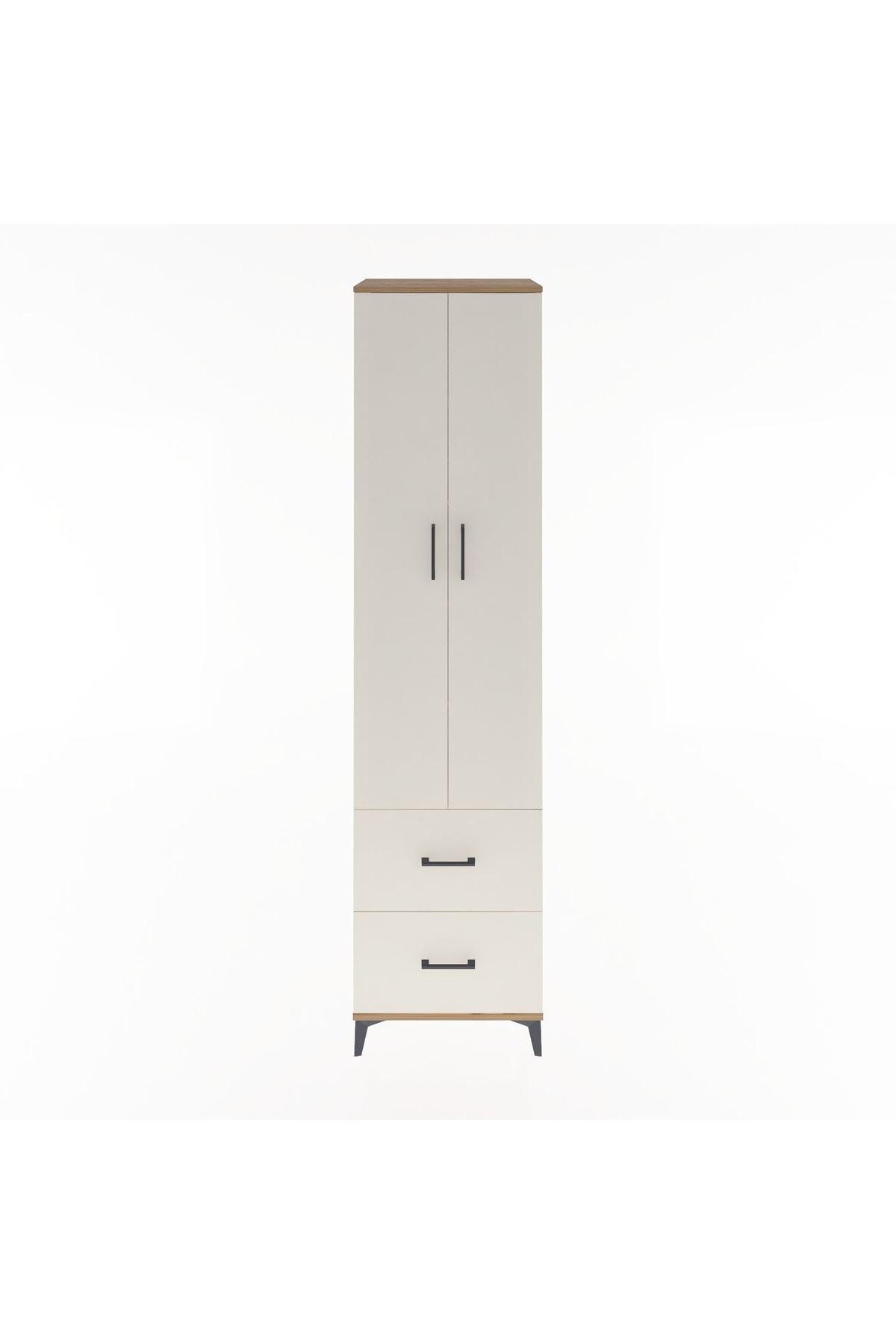 Hyperion Dolap 5 Raflı 2 Çekmeceli 2 Kapaklı 60x44x243 - S65M051V7B