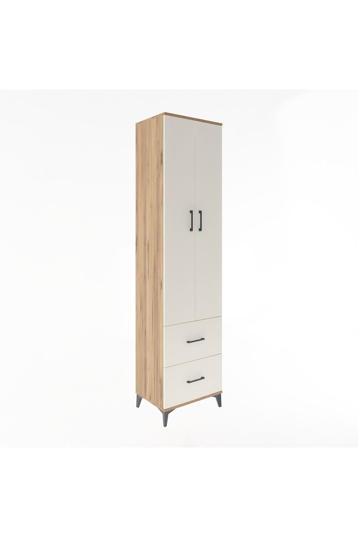 Hyperion Dolap 5 Raflı 2 Çekmeceli 2 Kapaklı 60x44x243 - S65M051V7B