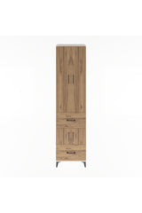 Hyperion Dolap 5 Raflı 2 Çekmeceli 4 Kapaklı 60x44x243