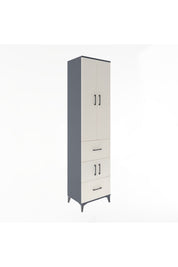 Hyperion Dolap 5 Raflı 2 Çekmeceli 4 Kapaklı 60x44x243 - S65M052V4B