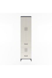 Hyperion Dolap 5 Raflı 2 Çekmeceli 4 Kapaklı 60x44x243 - S65M052V4B