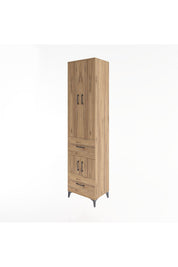 Hyperion Dolap 5 Raflı 2 Çekmeceli 4 Kapaklı 60x44x243 - S65M052V9B
