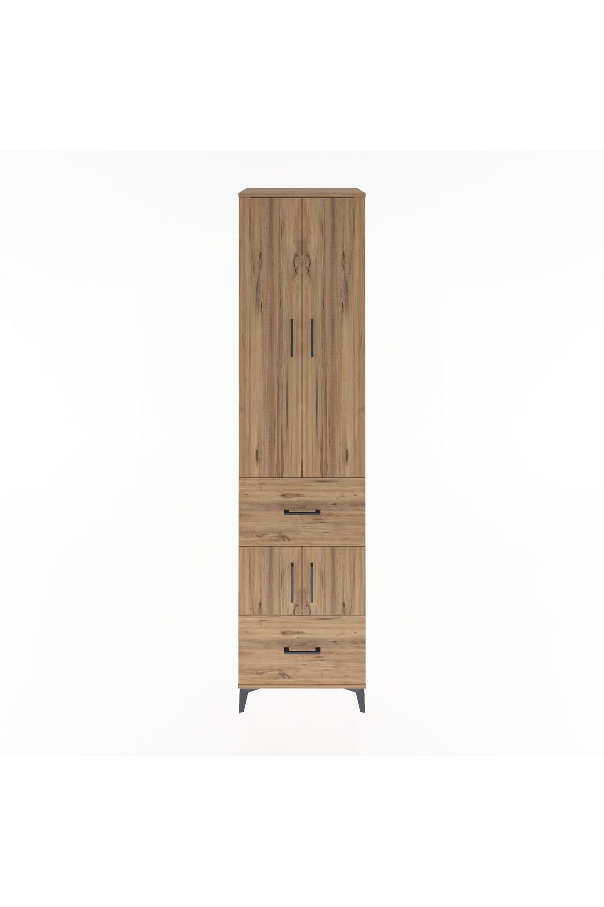Hyperion Dolap 5 Raflı 2 Çekmeceli 4 Kapaklı 60x44x243 - S65M052V9B