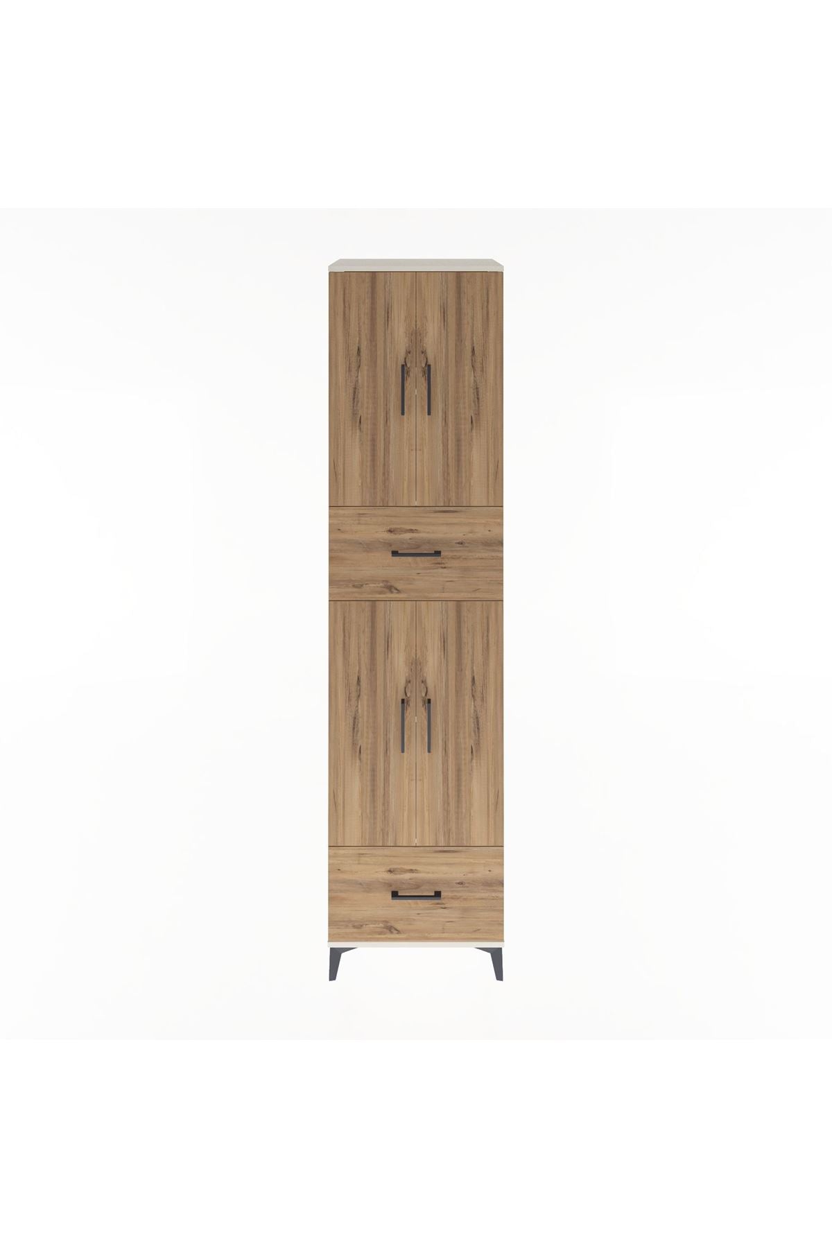 Hyperion Dolap 4 Raflı 2 Çekmeceli 4 Kapaklı 60x44x243 - S65M053V3B