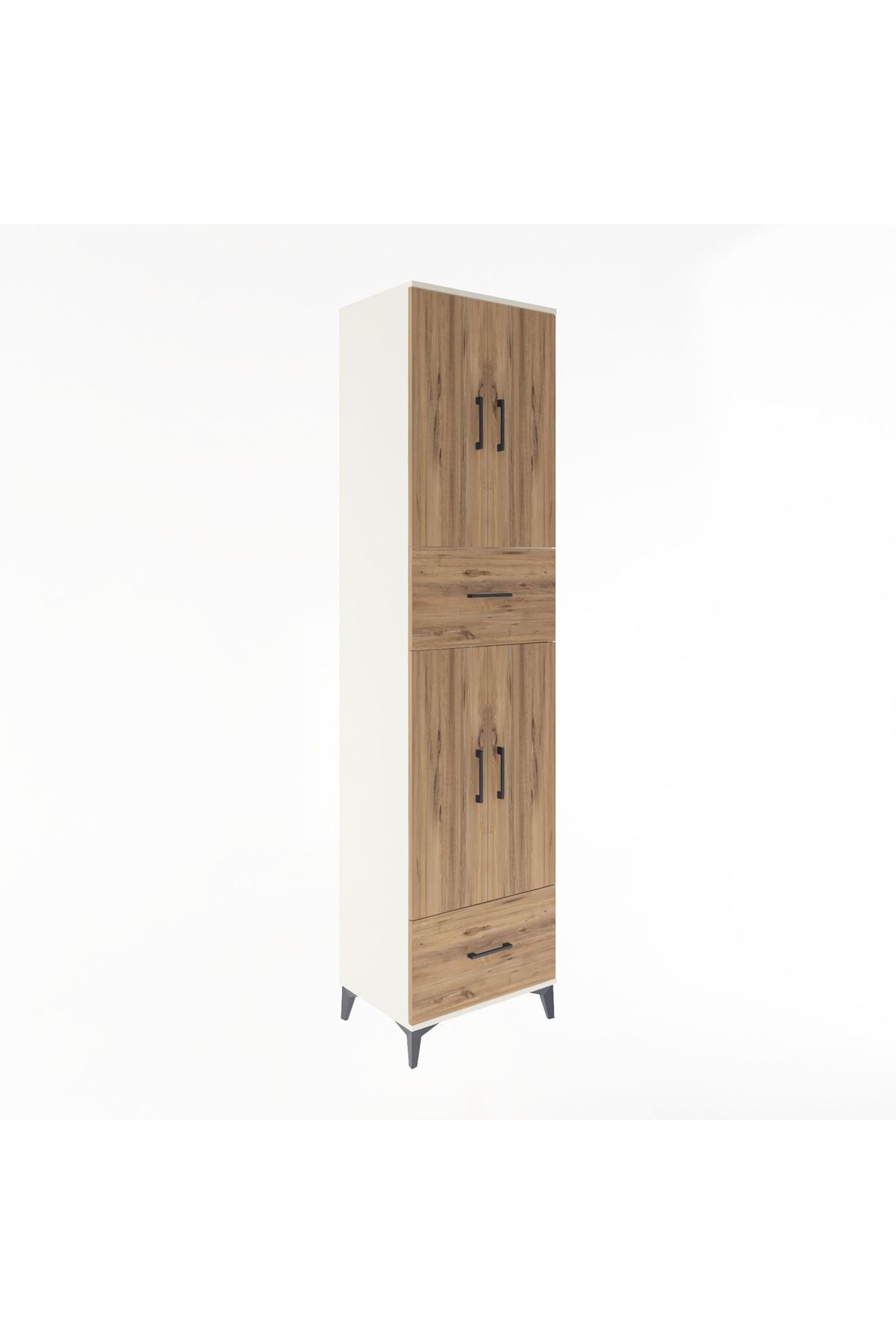 Hyperion Dolap 4 Raflı 2 Çekmeceli 4 Kapaklı 60x44x243 - S65M053V3B