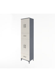 Hyperion Dolap 4 Raflı 2 Çekmeceli 4 Kapaklı 60x44x243 - S65M053V4B