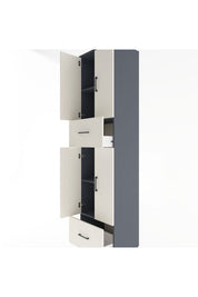 Hyperion Dolap 4 Raflı 2 Çekmeceli 4 Kapaklı 60x44x243 - S65M053V4B