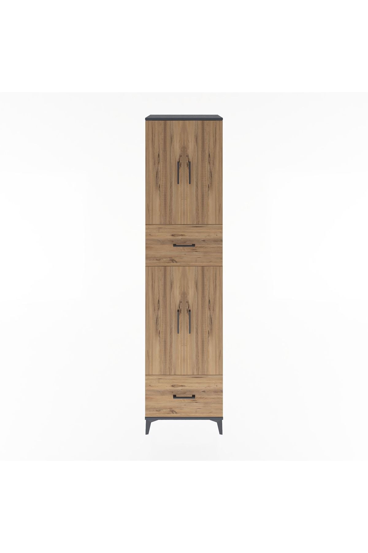 Hyperion Dolap 4 Raflı 2 Çekmeceli 4 Kapaklı 60x44x243 - S65M053V6B