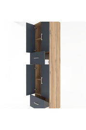 Hyperion Dolap 4 Raflı 2 Çekmeceli 4 Kapaklı 60x44x243 - S65M053V8B