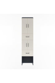 Hyperion Dolap 3 Raflı 2 Çekmeceli 4 Kapaklı 60x44x243 - S65M054V4B