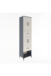Hyperion Dolap 3 Raflı 2 Çekmeceli 4 Kapaklı 60x44x243 - S65M054V4B