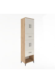 Hyperion Dolap 3 Raflı 2 Çekmeceli 4 Kapaklı 60x44x243 - S65M054V7B