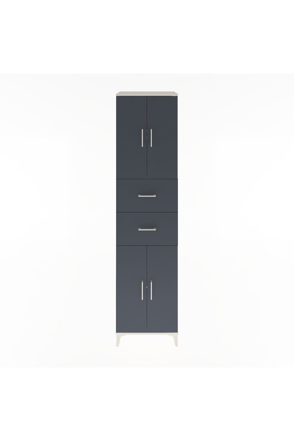 Hyperion Dolap 3 Raflı 2 Çekmeceli 4 Kapaklı 60x44x243 - S65M055V2B
