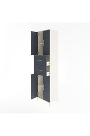Hyperion Dolap 3 Raflı 2 Çekmeceli 4 Kapaklı 60x44x243 - S65M055V2B