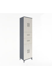 Hyperion Dolap 3 Raflı 2 Çekmeceli 4 Kapaklı 60x44x243 - S65M055V4B
