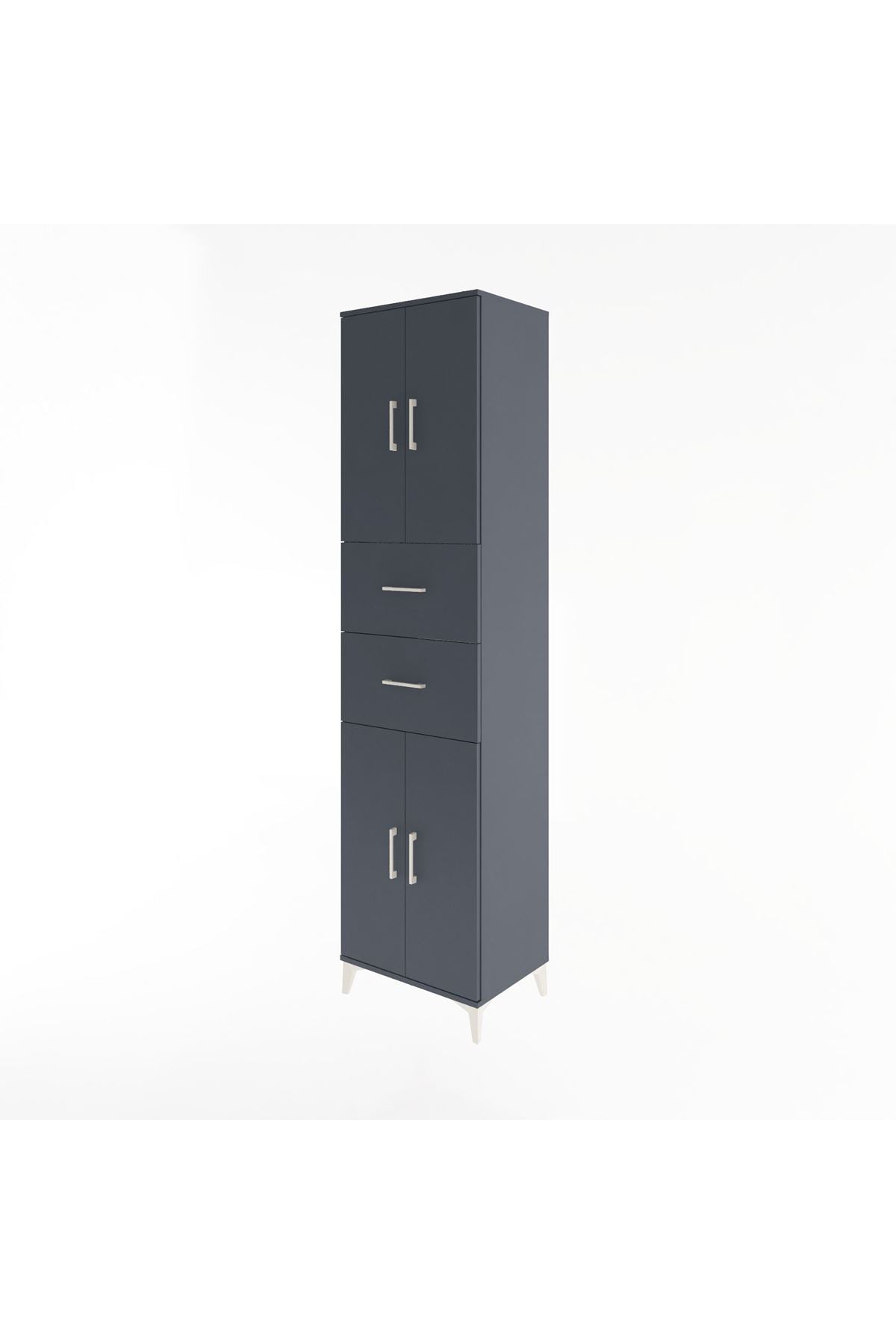 Hyperion Dolap 3 Raflı 2 Çekmeceli 4 Kapaklı 60x44x243 - S65M055V5B