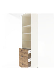 Hyperion Dolap 4 Raflı 3 Çekmeceli 60x44x243 - S65M056V3B