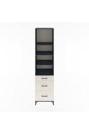 Hyperion Dolap 4 Raflı 3 Çekmeceli 60x44x243 - S65M056V4B