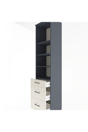 Hyperion Dolap 4 Raflı 3 Çekmeceli 60x44x243 - S65M056V4B