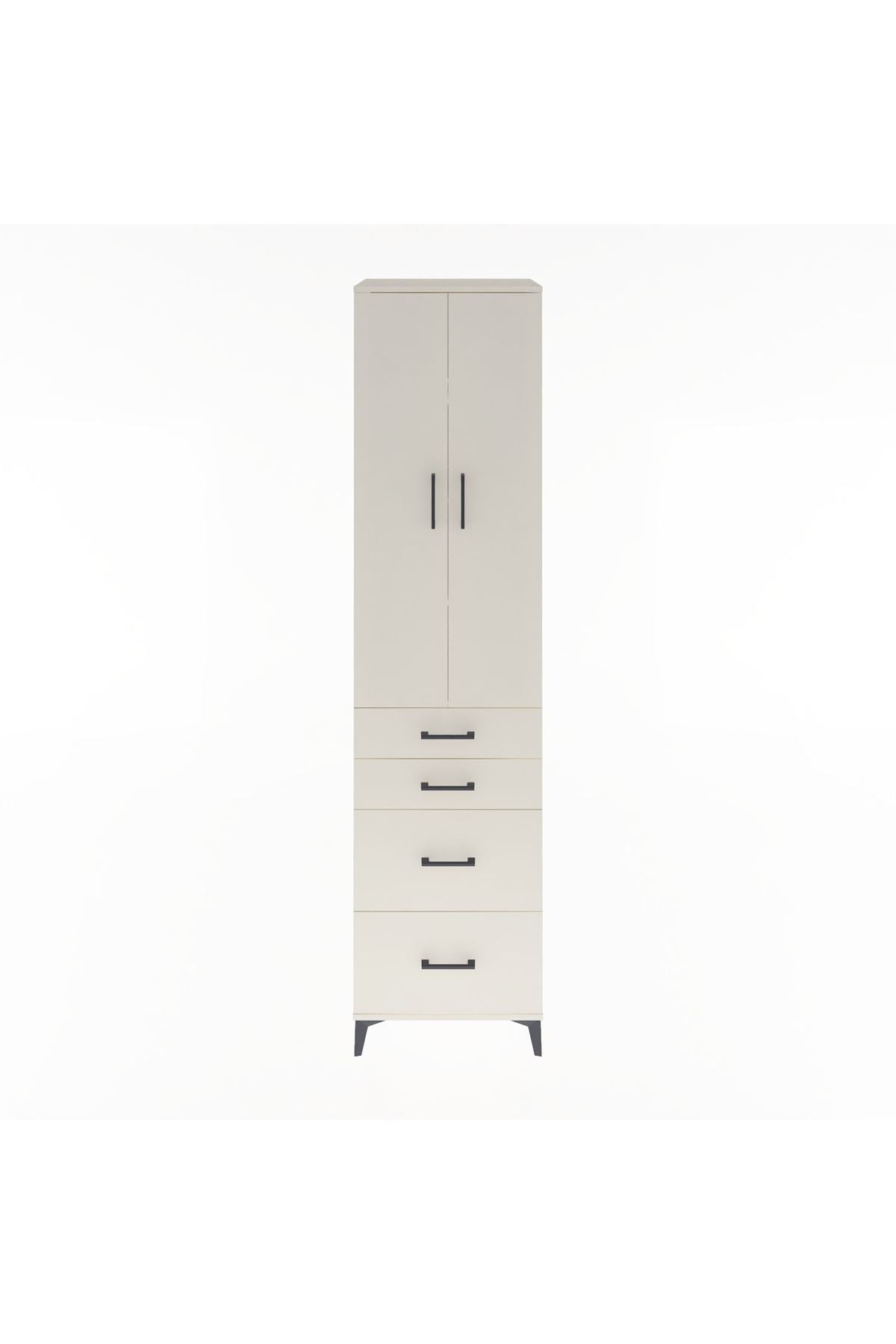 Hyperion Dolap 4 Raflı 4 Çekmeceli 2 Kapaklı 60x44x243 - S65M057V1B