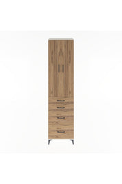Hyperion Dolap 4 Raflı 4 Çekmeceli 2 Kapaklı 60x44x243 - S65M057V3B