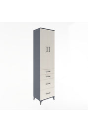 Hyperion Dolap 4 Raflı 4 Çekmeceli 2 Kapaklı 60x44x243 - S65M057V4B