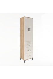 Hyperion Dolap 4 Raflı 4 Çekmeceli 2 Kapaklı 60x44x243 - S65M057V7B