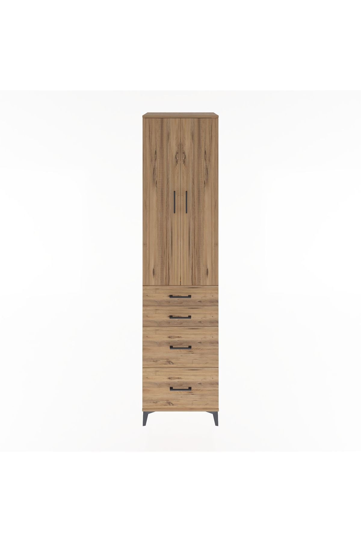 Hyperion Dolap 4 Raflı 4 Çekmeceli 2 Kapaklı 60x44x243 - S65M057V9B