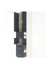 Hyperion Dolap 4 Raflı 4 Çekmeceli 4 Kapaklı 60x44x243 - S65M058V2B