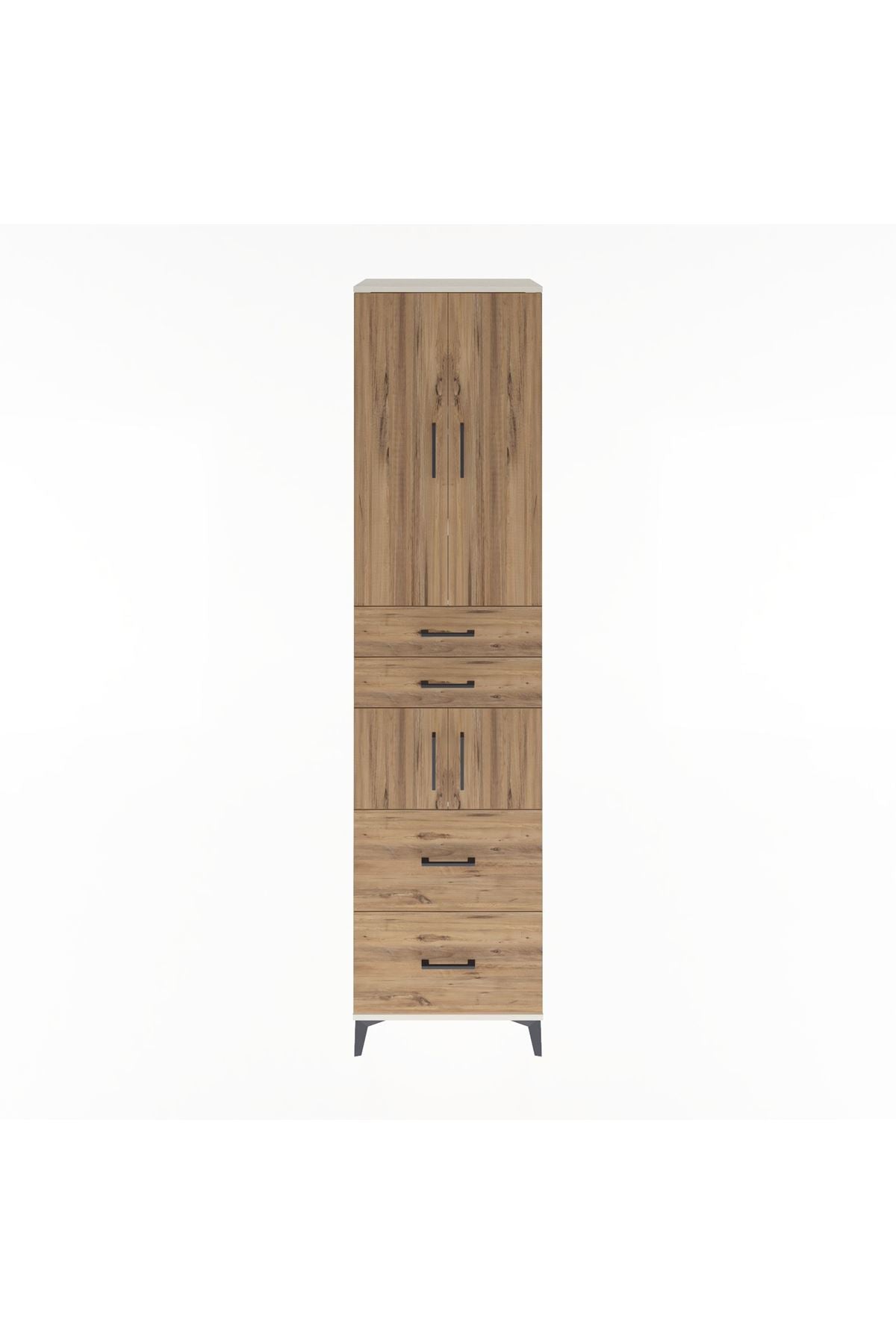 Hyperion Dolap 4 Raflı 4 Çekmeceli 4 Kapaklı 60x44x243 - S65M058V3B