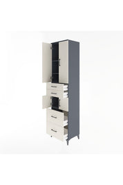 Hyperion Dolap 4 Raflı 4 Çekmeceli 4 Kapaklı 60x44x243 - S65M058V4B