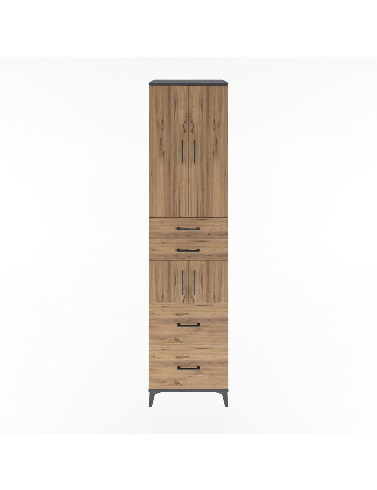 Hyperion Dolap 4 Raflı 4 Çekmeceli 4 Kapaklı 60x44x243 - S65M058V6B