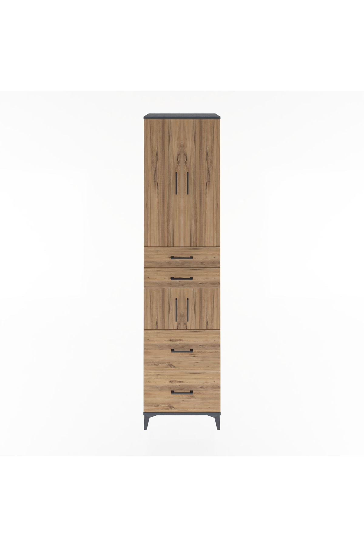 Hyperion Dolap 4 Raflı 4 Çekmeceli 4 Kapaklı 60x44x243 - S65M058V6B