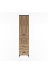 Hyperion Dolap 4 Raflı 4 Çekmeceli 4 Kapaklı 60x44x243