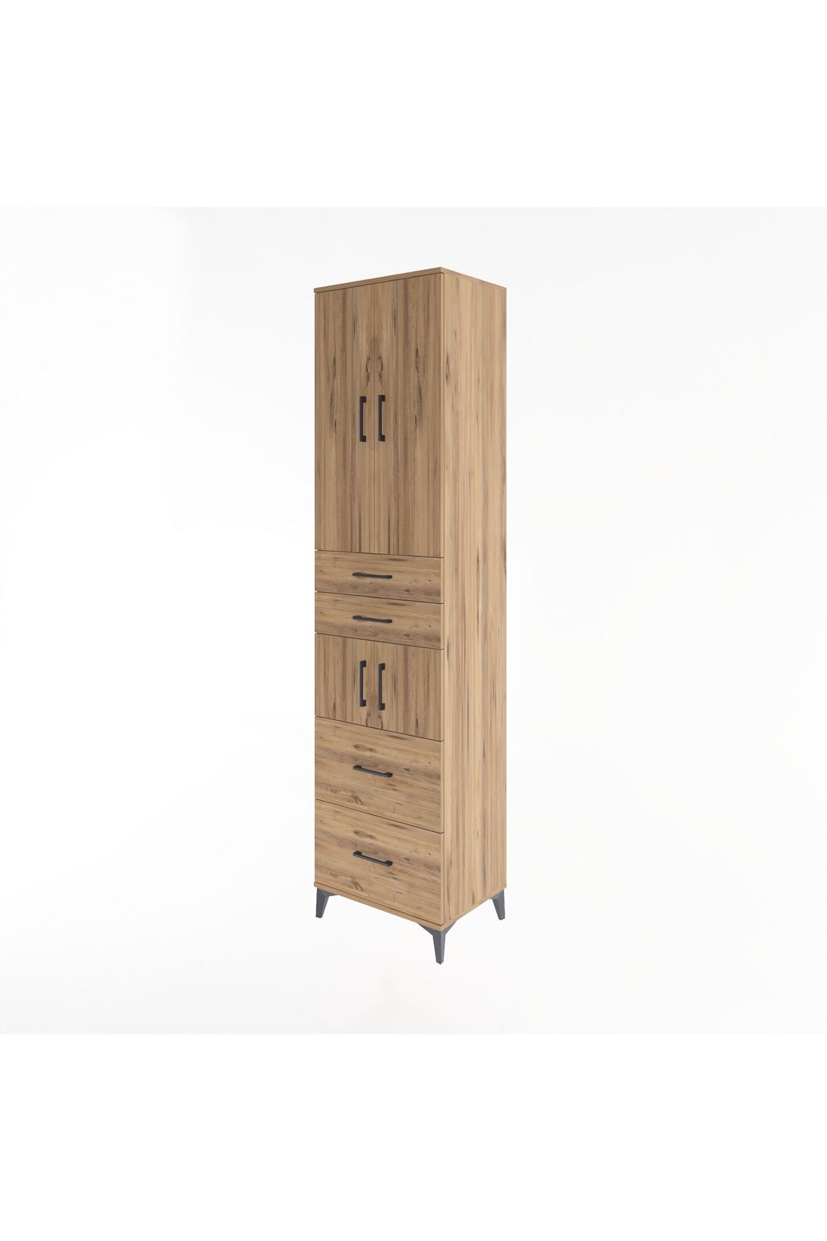 Hyperion Dolap 4 Raflı 4 Çekmeceli 4 Kapaklı 60x44x243 - S65M058V9B