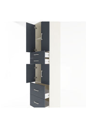 Hyperion Dolap 3 Raflı 4 Çekmeceli 4 Kapaklı 60x44x243 - S65M059V2B