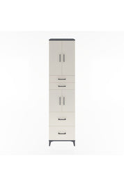 Hyperion Dolap 3 Raflı 4 Çekmeceli 4 Kapaklı 60x44x243 - S65M059V4B